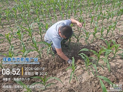 琿春市農(nóng)機(jī)推廣站開(kāi)展農(nóng)機(jī)深松作業(yè)質(zhì)量抽檢工作